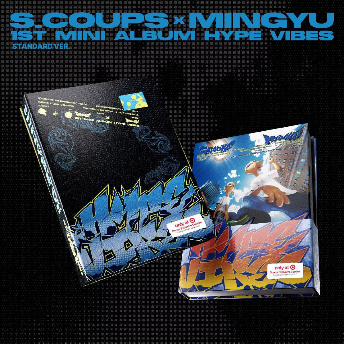 CxM (SEVENTEEN) - CxM 1st Mini Album ‘HYPE VIBES’ (Target Exclusive, CD)