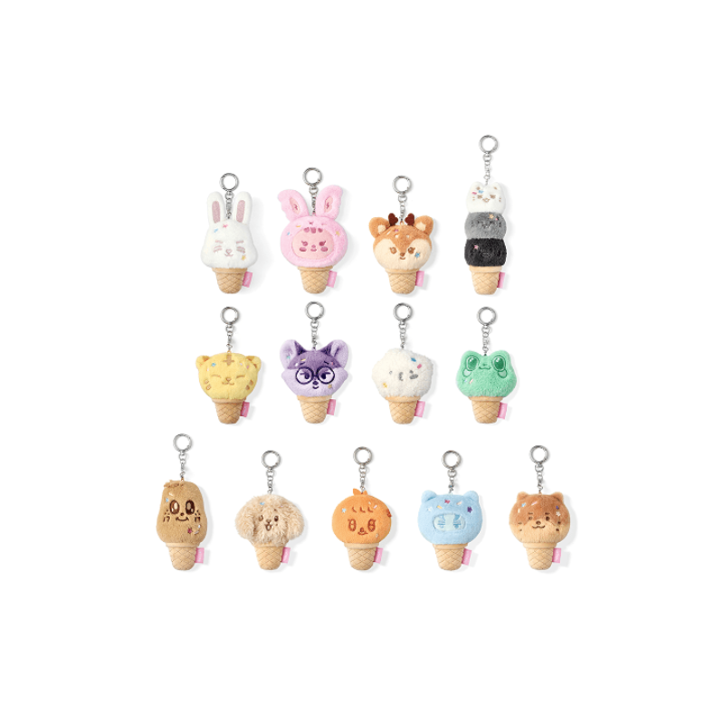 SEVENTEEN ICE-CREAM MINITEEN FACE KEYRING