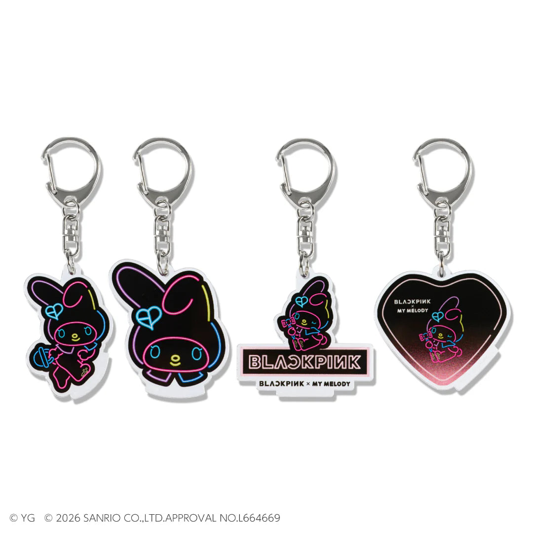 BLACKPINKxMELODY ACRYLIC KEYCHAIN 亞加力鎖匙扣