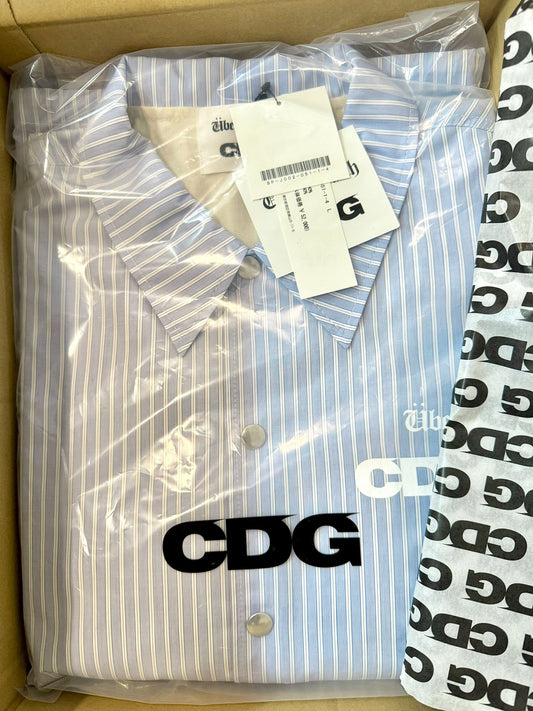 COMME des GARCONS CDG x G-DRAGON Übermensch CLASSIC STRIPE COACH JACKET