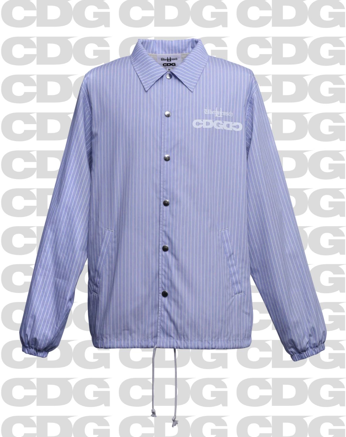 COMME des GARCONS CDG x G-DRAGON Übermensch CLASSIC STRIPE COACH JACKET